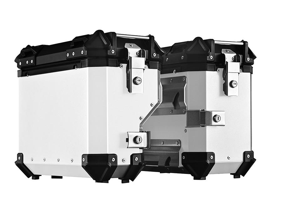 Motorcycle Aluminum Alloy Waterproof Side Box - 28L/35L, Anti-Collision, Universal Fit, Multi-Color Storage for Travel.