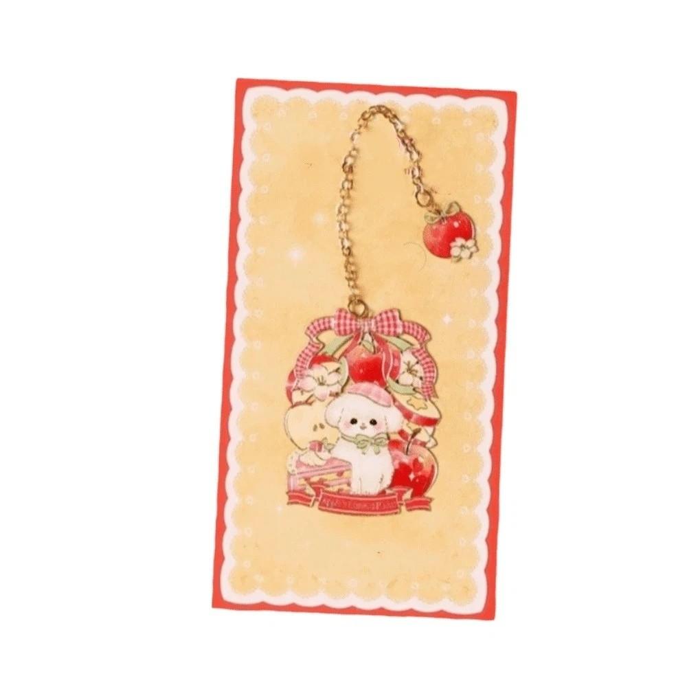 Exquisite Book Clip Bear Page Marker Creative Pendant Bookmark Gift