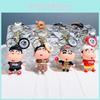 Crayon Shin-chan Pvc Keychain Cute Silicone Figure Keyring Birthday Gift