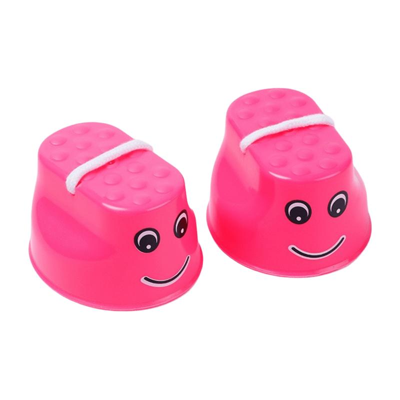 

Смешное лицо с улыбкой Пластиковые ходули Детская игра для вечеринки Активный отдых Оборудование для тренировки равновесия Координационная игра Детский подарок ZYF