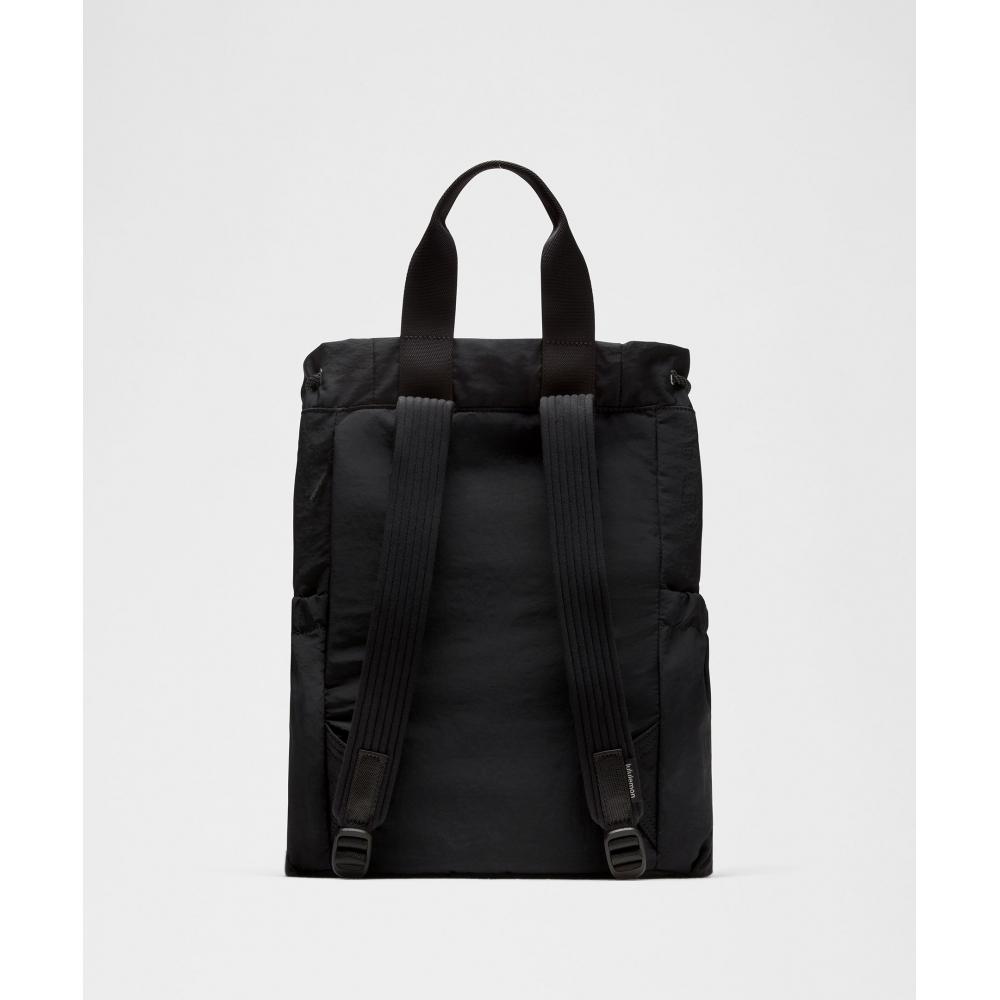 Lululemon 2-In-1 Drawstring Bucket Bag Blk Slvr