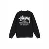 Unisex Oversized Baumwoll-Fleece-gefüttertes Rundhals-Sweatshirt Winter Urban Streetwear