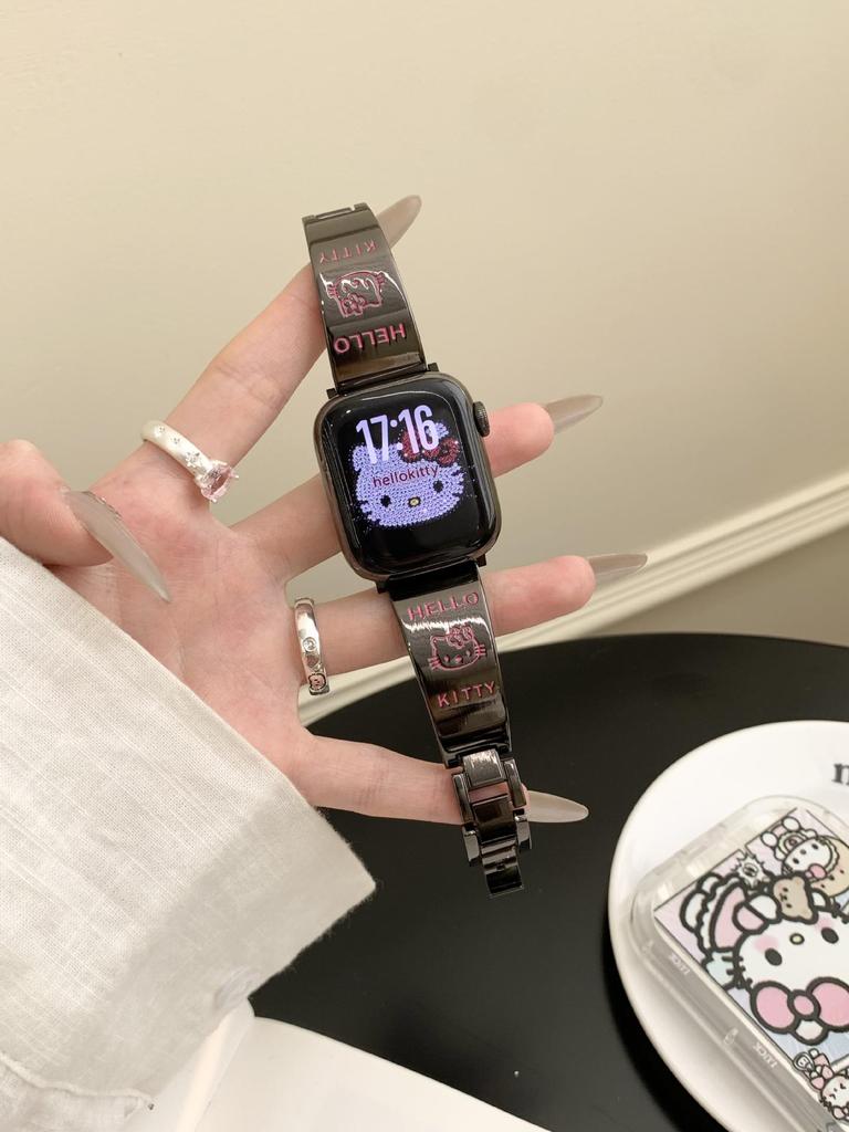 Kompatibles Katzenarmband für Apple Watch Serie S11/10/9/8/7/6/5/SE - 20mm Band