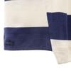 LACOSTE Border Pattern Short sleeve Polo one piece 38 Kanoko fabric Women Used