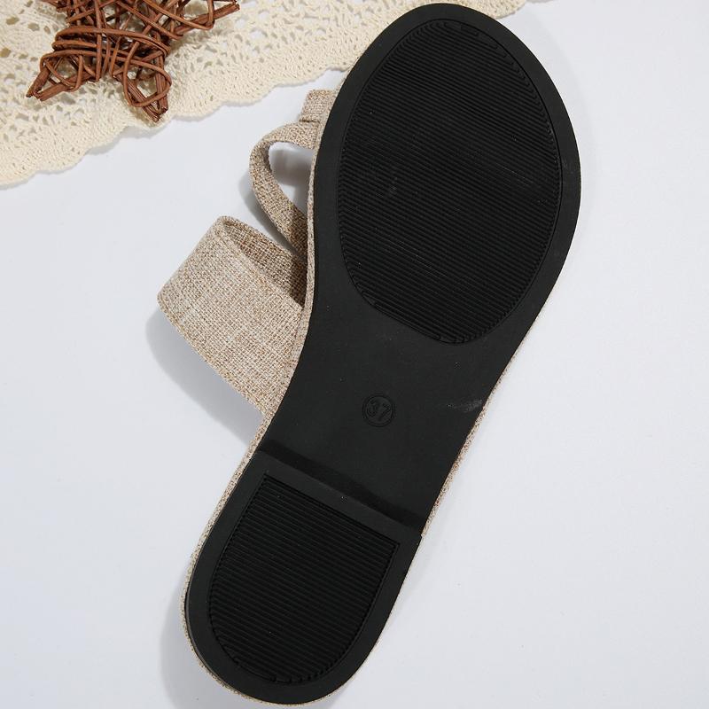 2025 Summer New Sports and Leisure Cover Toe Women's Slippers
