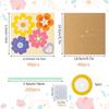 Flower Bouquet Craft Kit DIY Flower Paper Craft Kit Artificial Flowers Craft Kit for School Classroom Home Fun Activities