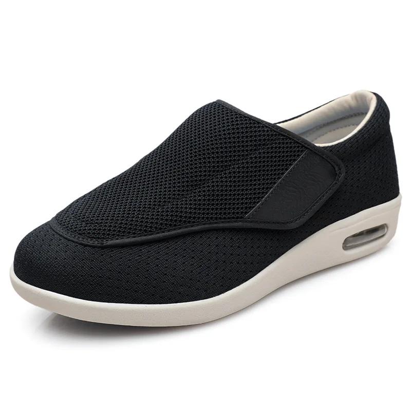XIHAHA New Casual Orthopedics Wide Feet Swollen Shoes Thumb Eversion Adjusting Soft Comfortable Diabetic Shoe Walking Shoes