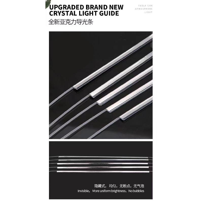 Ein Set kabelloser LED-Lampen zur Schaffung einer Atmosphäre im Auto mit App-Steuerung