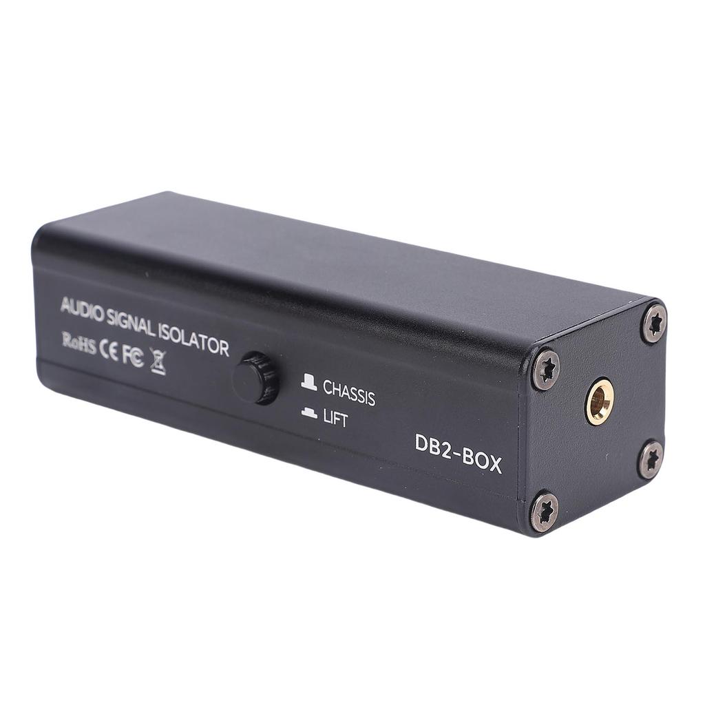 Audio Signal Isolator Passiver Brummunterdrücker Präzise Isolation 3,5mm Schnittstelle Audio Rauschfilter für Konzertstudio