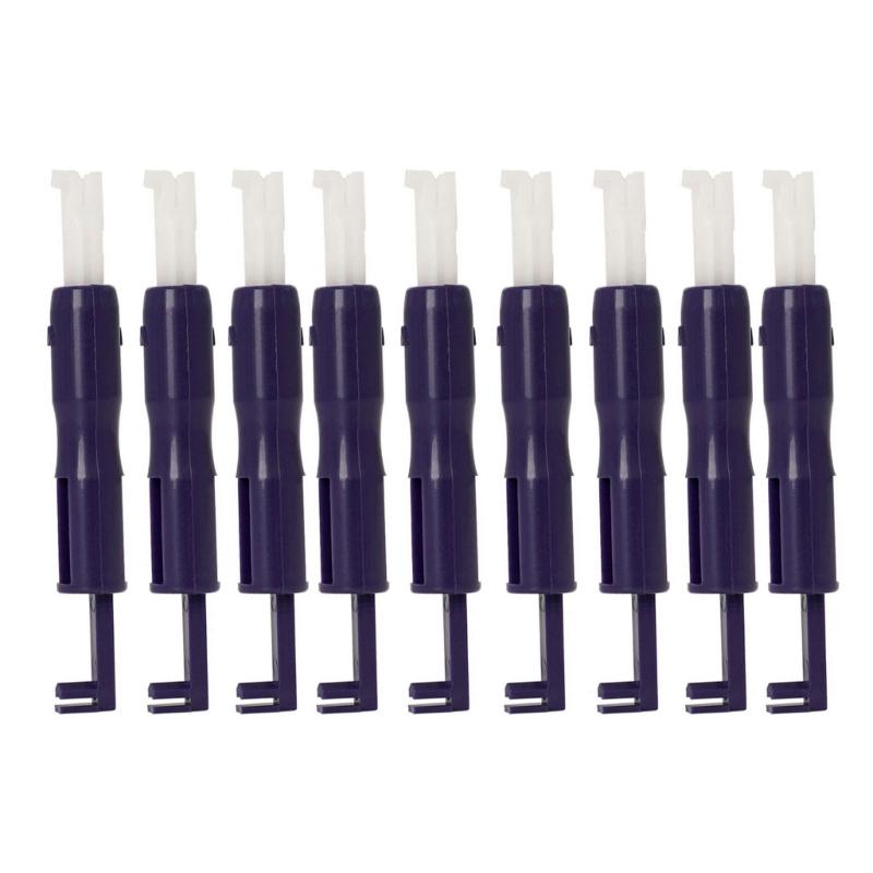 10Pcs Machine Needle Inserter Threader Automatic Needle Threader Quick Sewing Threader Threading Tool for Sewing Machine