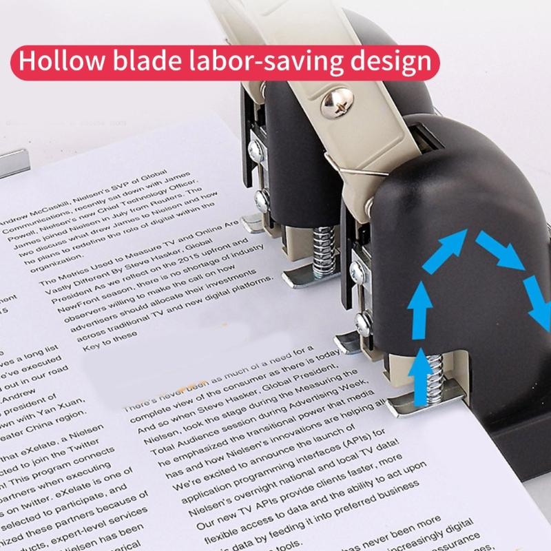 Heavy Duty 2 Hole Punches 150 Sheets High Capacity 2 Hole Paper Puncher Labor Saving Hole Punches for Office Industrial