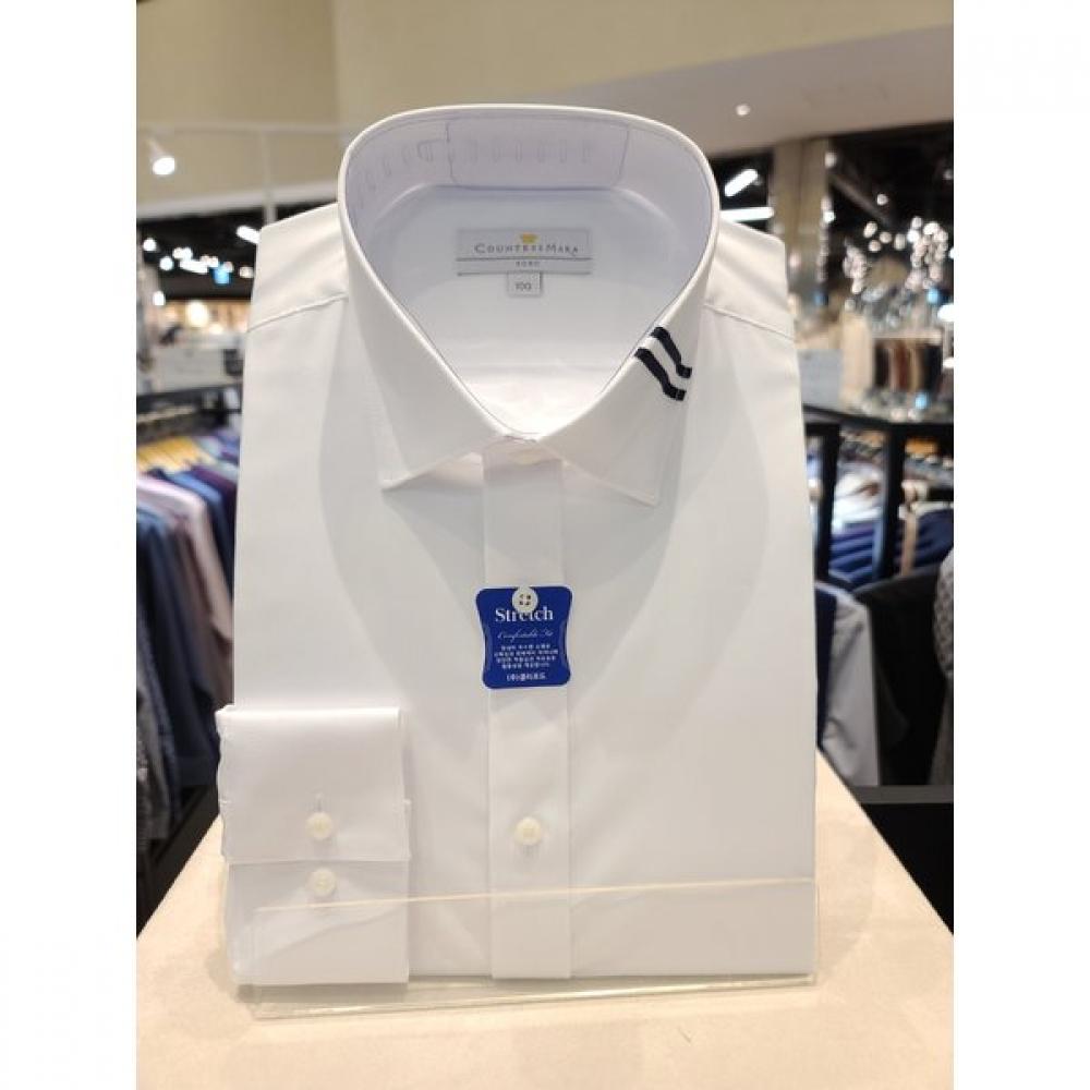 Countess Mara 23ss Slim Fit Long Sleeve Stretch Cotton Shirt 100