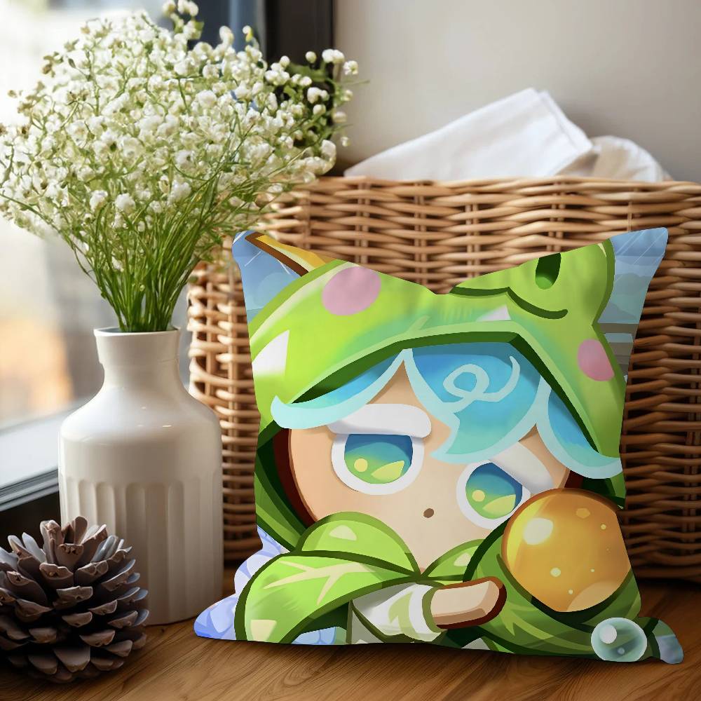 Game C-Cookie R-Run Pillow Cushion Cover Pillowcase Living Room Sofa Home Decor Customized