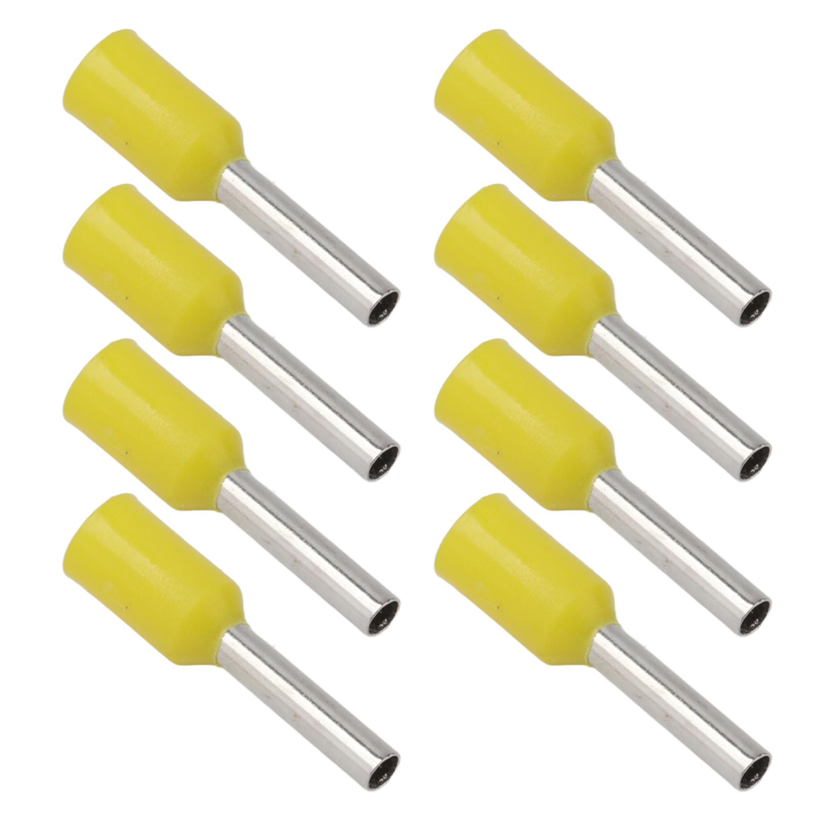 

1000 шт. Ізольовані наконечники-гільзи E1008, мідні ПВХ штифтові кінцеві з єднувачі для електронної промисловості