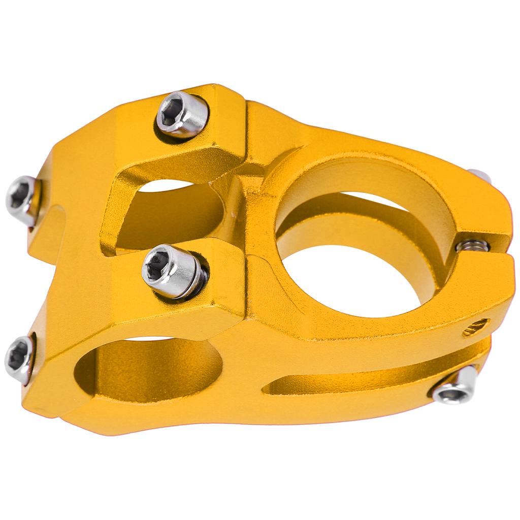 LUNJE 25.4x35MM Představec na kolo Krátký Zdvih Hliníková slitina Kolo Dutý PředstavecZlatý