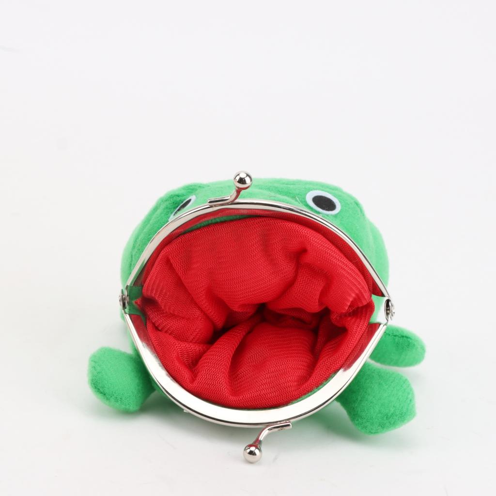 6CM Frosch Münzbörsen Cartoon Geldbörse Beutel Anime Manga Form Flausch Clutch Cosplay Niedliche Geldbörse Münzhalter Mädchen Geschenk