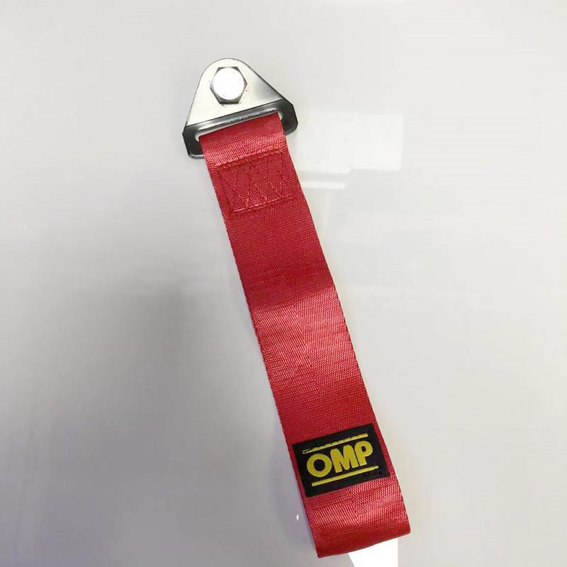 

Универсальный автомобильный буксировочный ремень OMP Racing - декоративный ремень для переднего бампера прицепа красный