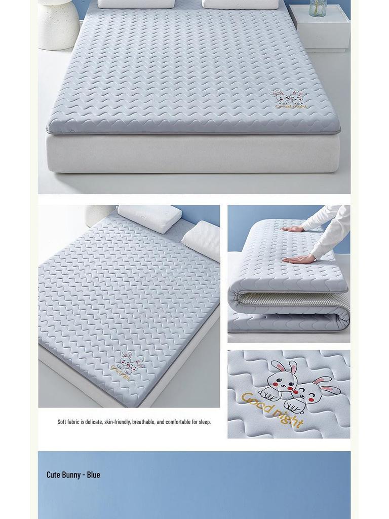 Luxury Double Soft Latex Mattress Pad for Dorms and Homes