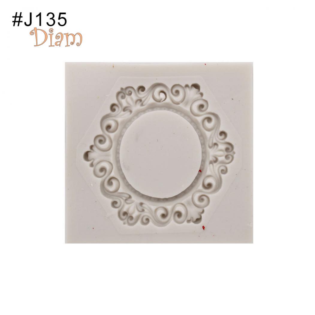 

Hara Европейский стиль Тисненая рамка DIY Плесень Инструмент для украшения торта из помадки и сахара one size