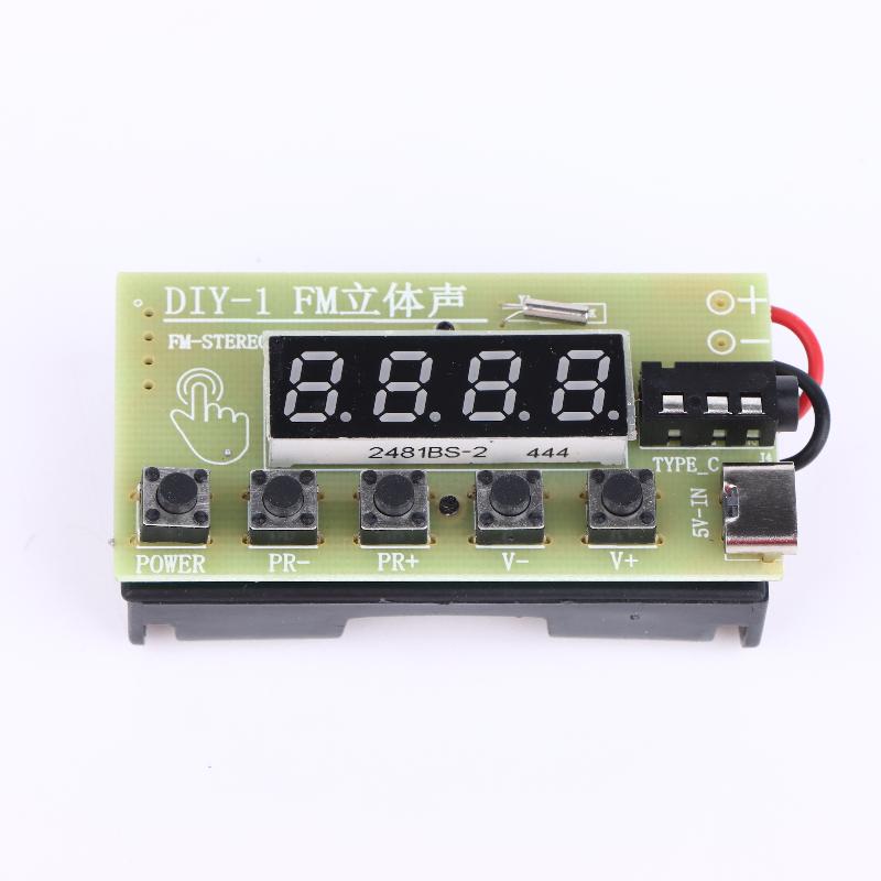 4-Band Digital Fm Mw Sw Radio Am Fm Medium Wave Shortwave Receiver Broadcasts Headphone Radio Module Antenna Volume Adjustable