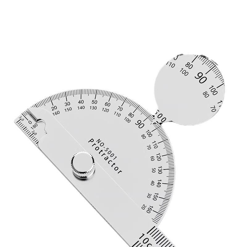 High-Precision Multifunctional Stainless Steel Angle Ruler for Woodworking and Industrial Use