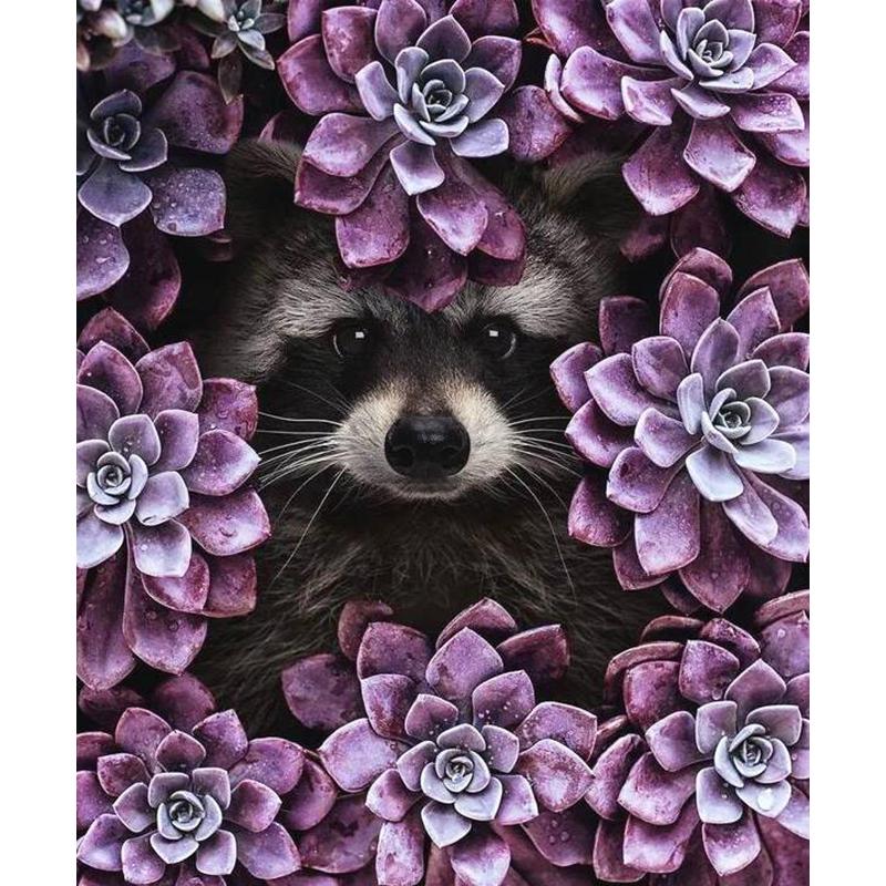 Diy 5D Deer Flower Butterfly Full Round Drill Cartoon Diamond Painting Cross Stitch Kits Art Animal Paint By Diamond Home Decor