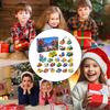 2025 Christmas Advent Calendar | 2025 Advent Calendar with Pull-Back Cars - Vehicle Model Toy Tabletop Ornament for Boys and Girls, Toddlers, Girls, K