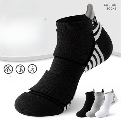 Professional Sports, Short Socks, Men, Summer Outdoor Running, Marathon, Badminton, Wool Socks, Breathable Bottom, Training, Basketball