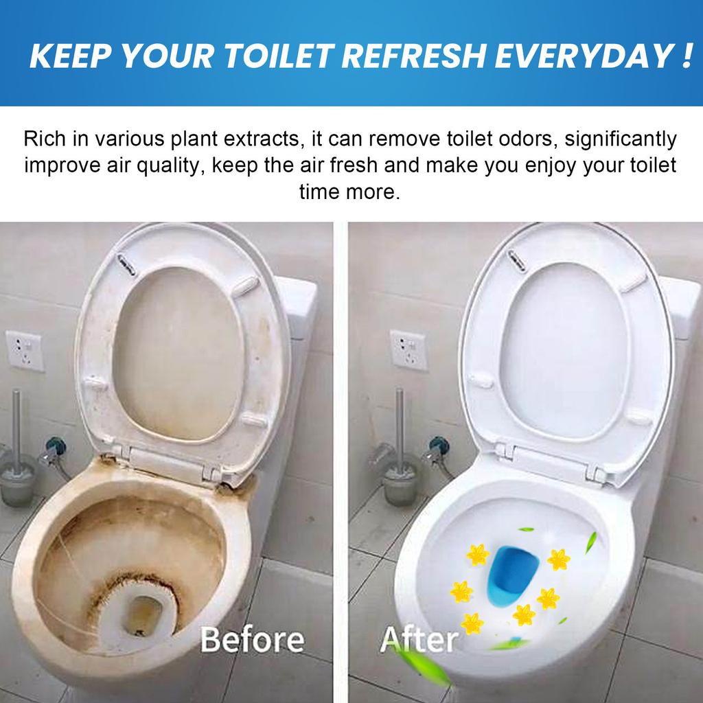 Flower Aromatic Toilet Gel Stamp Toilet Deodorant Cleaner Remove Odors Bathroom Cleaning