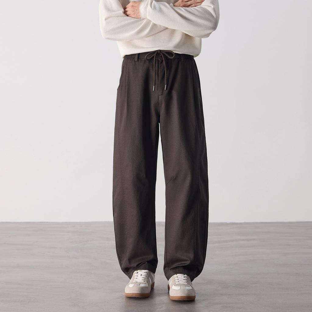 Casual Pants Men's Autumn New Straight-leg Pants Versatile Trend Loose Trousers Solid Color Overalls Wholesale