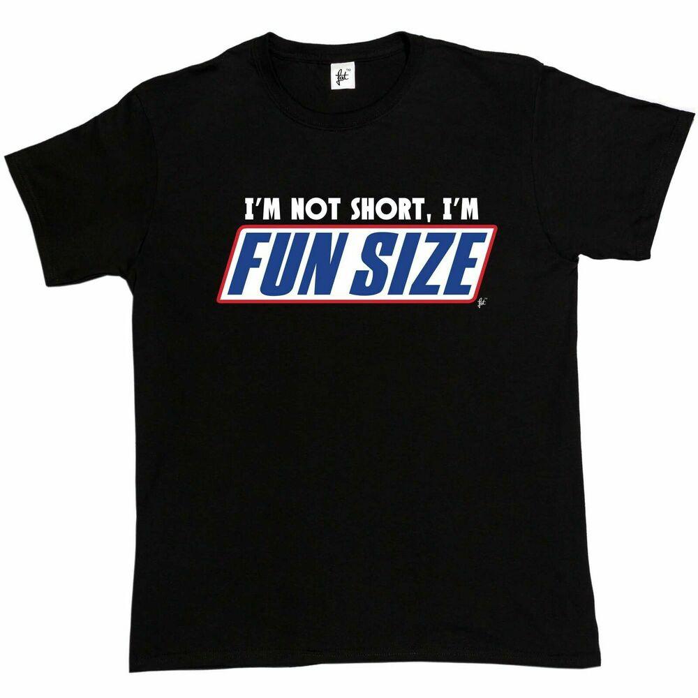 

Забавная футболка IM Not Short IM Fund Snickers Marathan S