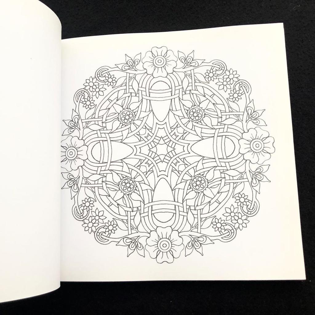 [USED] Flower Mandala Design Coloring Book "mandalas Fleuris