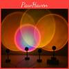 Rotation Degree 180 Projection Lamp Light Visual Mood Rainbow Sun Light Sunset