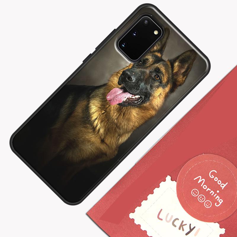 German Shepherd Dog Phone Case For Samsung Galaxy S26 S25 S24 S20 S21 S22 S23 Ultra S10 Plus S25 FE Cover Shell