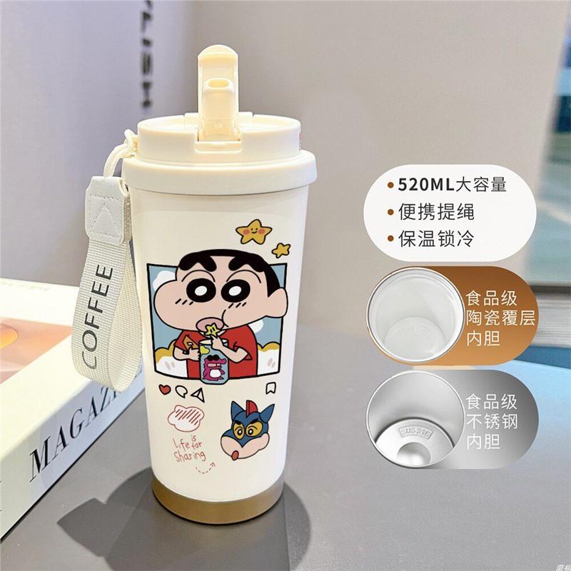 Cartoon Xiaoxin Thermos Cup 111 Stainless Steel Student High Value Office Coffee Cup Large Capacity Water Cup