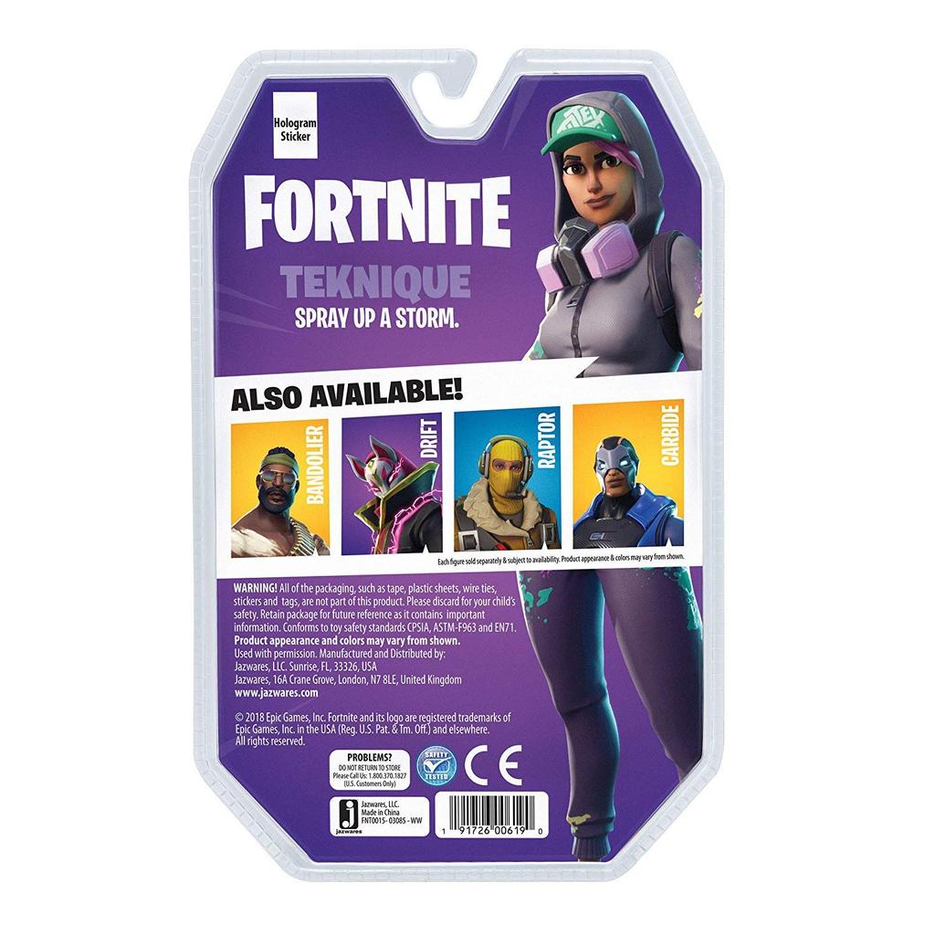 (Jazwares) Fortnite Solo Mode Technique Figure, Approx. 10cm, Fortnite Solo Mode Core Figure Pack, Teknique [Parallel Import]