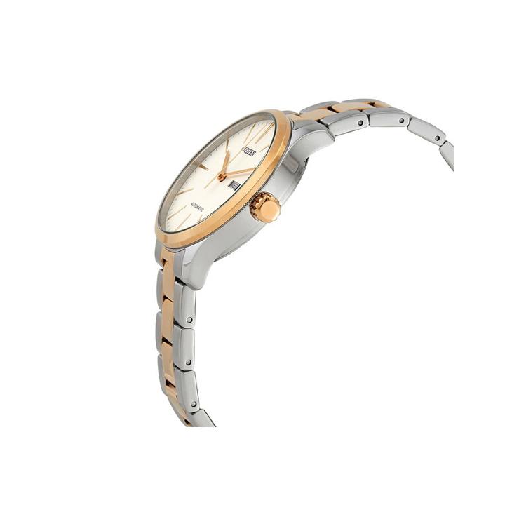 CITIZEN 50m Water Resistant Automatic Mechanical Movement Stainless Steel Strap Watch 40mm NH835687A