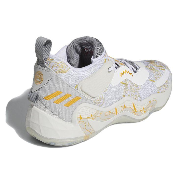 Adidas D.O.N. Issue #3 Three Kingdoms Men Sneakers White Footwear-White Team-Collegiate-Gold HQ4502