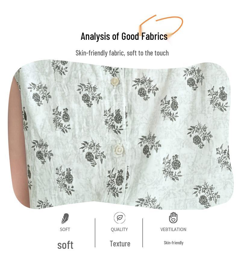 Girls' Floral Cool-Touch Sleeveless Top & Bloom Shorts - New 2026 Korean Style Summer Set
