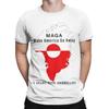 MAGA Make America Go Away I Support Greenland T-Shirt for Men  Funny 100% Cotton Tee Shirt O Neck Short Sleeve T Shirt Clothes