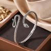 Retro Snake Shape Bracelets Simple Bracelets Personality Opening Bangles Jewelry Gifts