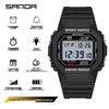 Sanda Waterproof Multi-functional Sports Watch - Fashionable Unisex, Simple Display, for Outdoor Activities