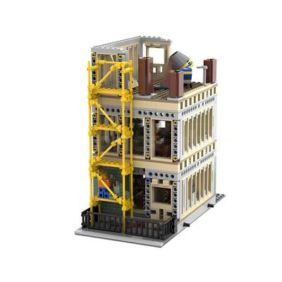 1281 dílků město horký prodej pohled na ulici Moc-173085 modulární staveniště DIY kreativní dětské hračky narozeninové dárky stavění b
