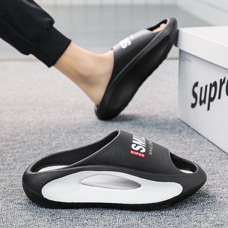 Thick Sole Summer Slippers Large Men's and Women's Slippers Casual Anti-slip Beach Shoes Men Slippers Home Slippers