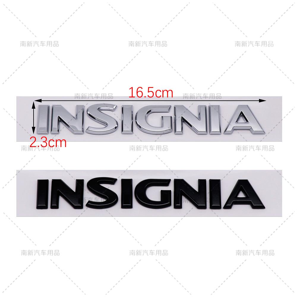 INSIGNIA Car Rear Trunk Sticker Emblem Accessories
