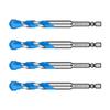 High Hardness Eccentric Drill Precisions Drilling 5/6/8/10/12mm Glass Tile Ceramic Punching Rock Triangles Drill Bit