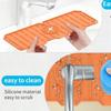 1pc Thick Silicone Faucet Drain Mat, Casual Home Decor