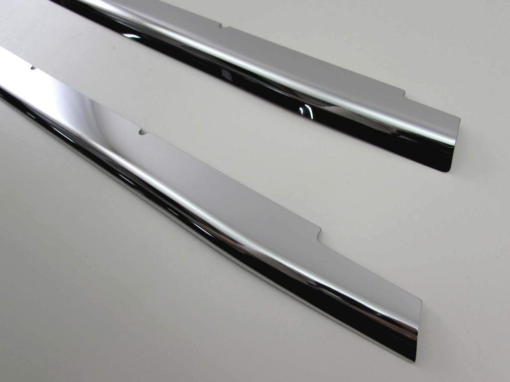 BRIGHTZ Finish Stainless Steel Plated Front Bumper Moulds for the Flair Wagon Custom Style MM53S Compatible with the MM and 53 Flair Wagons Part