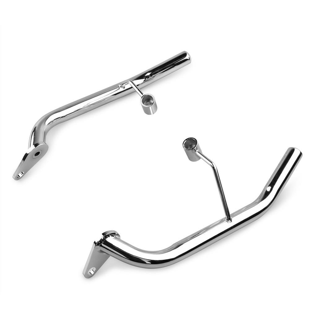 Split Rear Grab Bar for Z900RS/CAFE (2018-2025), Independent Left and Right Passenger Grab Rails, Steel Construction, Chrome Plated, 2019 2020 2021 20