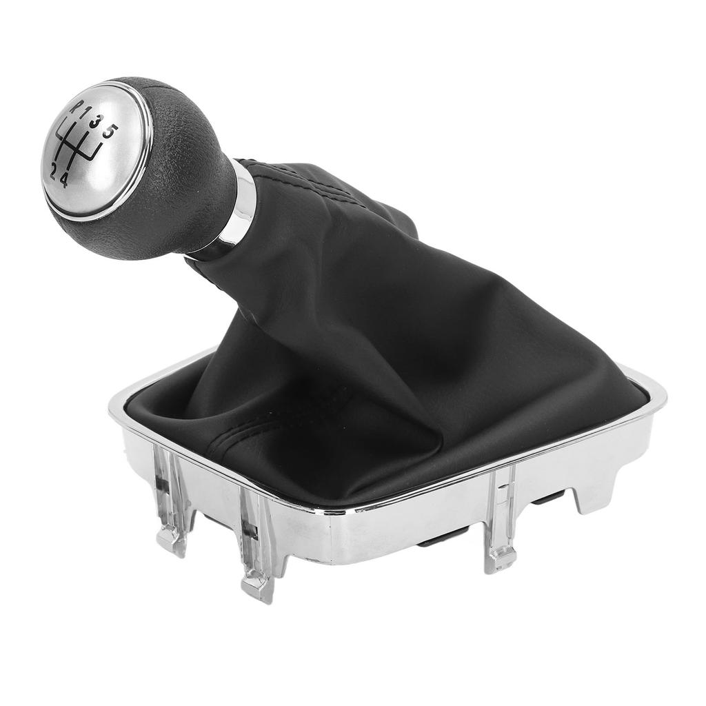 Gear Knob Boot Set 5 Speed PVC Leath Gearstick Lev Gait Kit